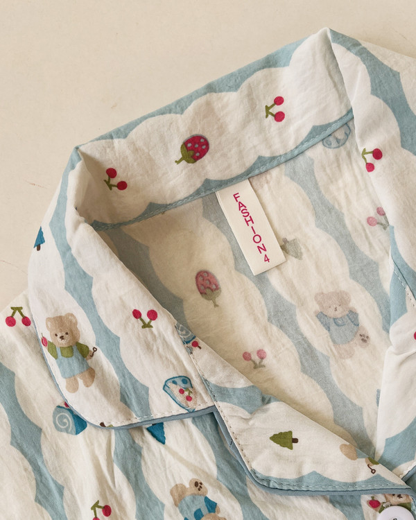 ست بلوز و شلوار زنانه نخی