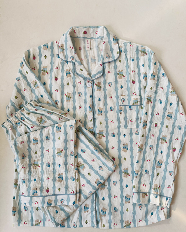 بلوز و شلوار نخی زنانه و دخترانه