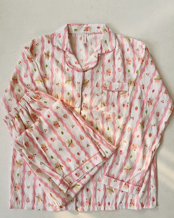 ست بلوز شلوار فانتزی وارداتی موسلین