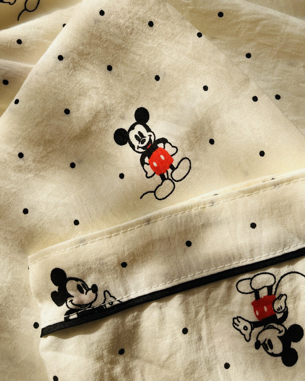 ست دو تیکه نخ موسلین بلوز شلوار وارداتی