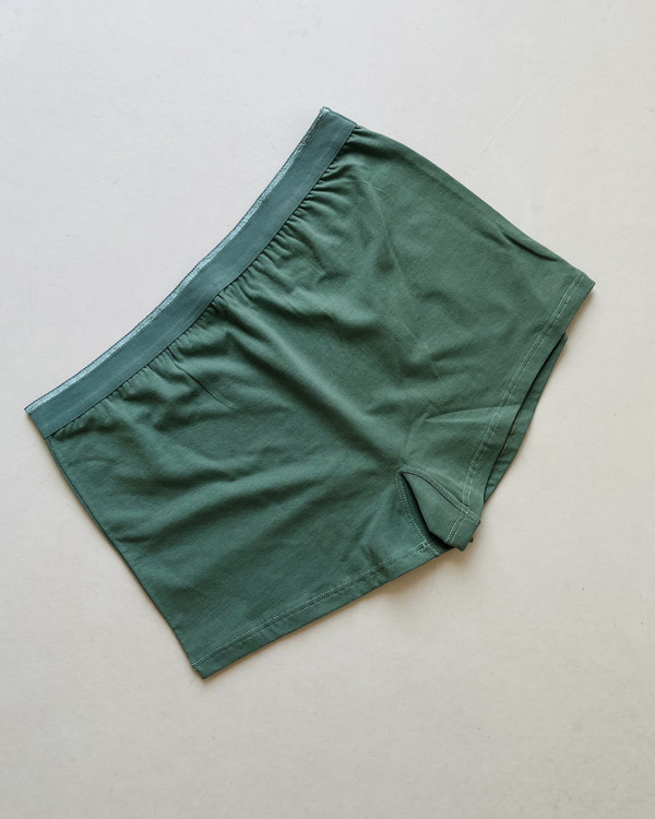 شورت کتان نخ نارین نیم پا