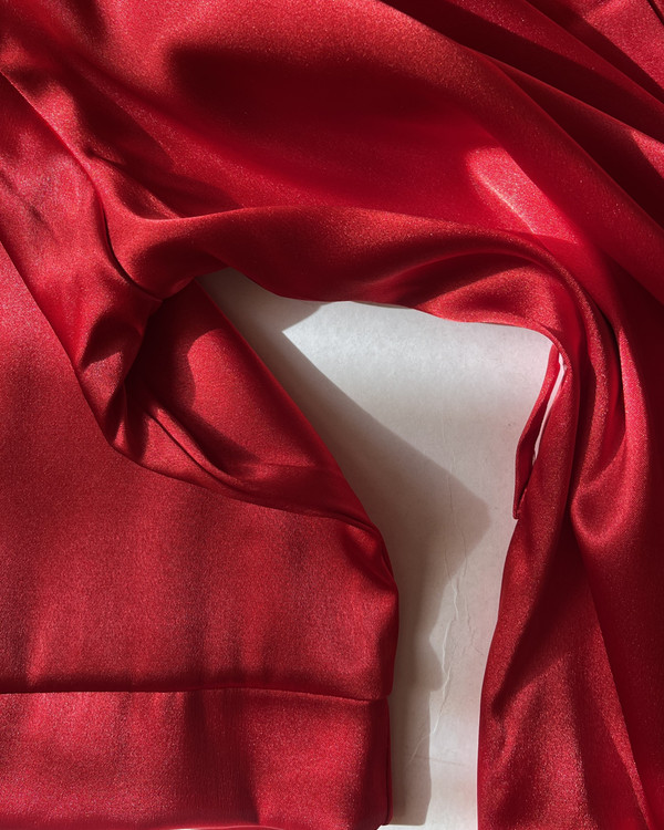 روبدوشامبر ساتن قرمز مخصوص ولنتاین