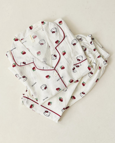 ست دو تیکه بلوز و شلوار نخ موسلین