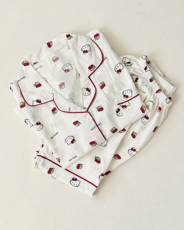 ست دو تیکه بلوز و شلوار نخ موسلین