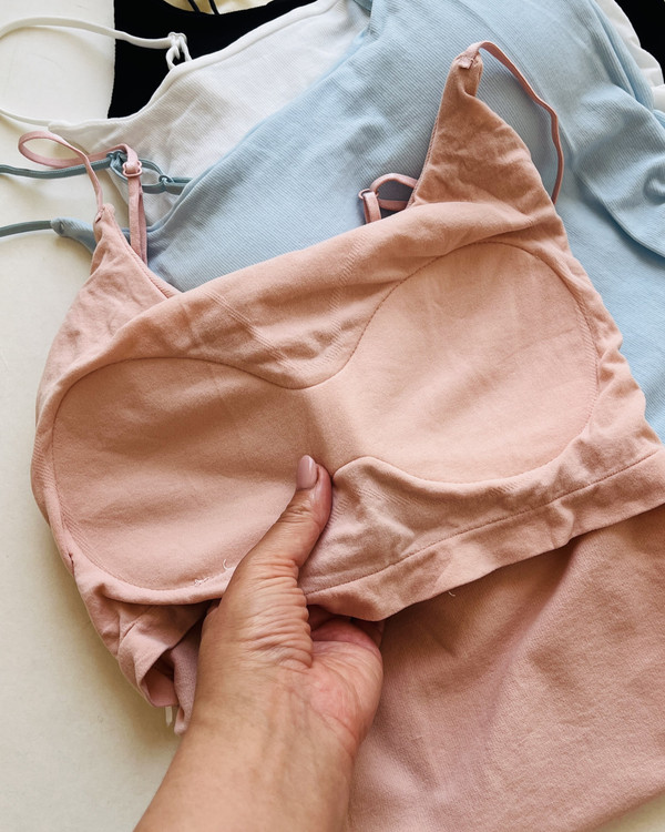 قیمت کراپ دخترانه کاپ دار با بند سرشانه قابل تنظیم