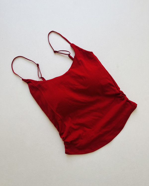 قیمت کراپ تاپ کاپ دار رنگی