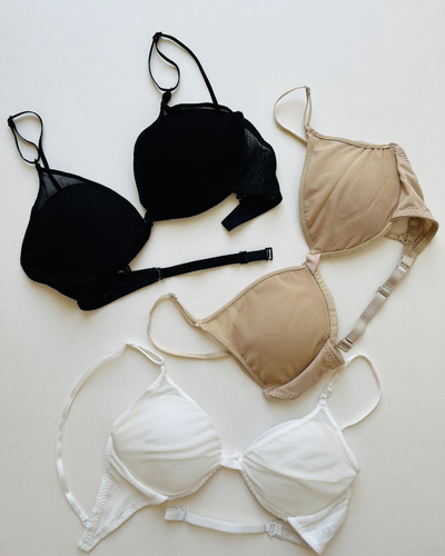 سوتین اسفنجی زنانه بدون فنر لایه نازک