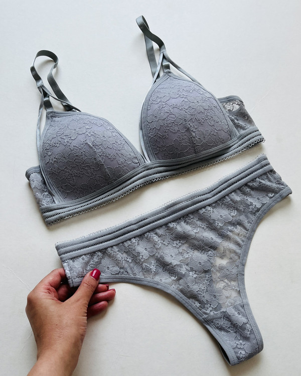 ست شورت لامبادا و سوتین هارنس دار بدون فنر