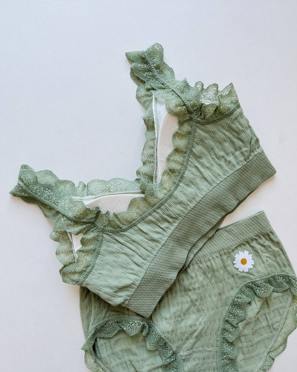 ست نیم تنه و شورت بابونه