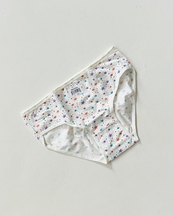 شورت نخی زنانه میسپل طرح دار L