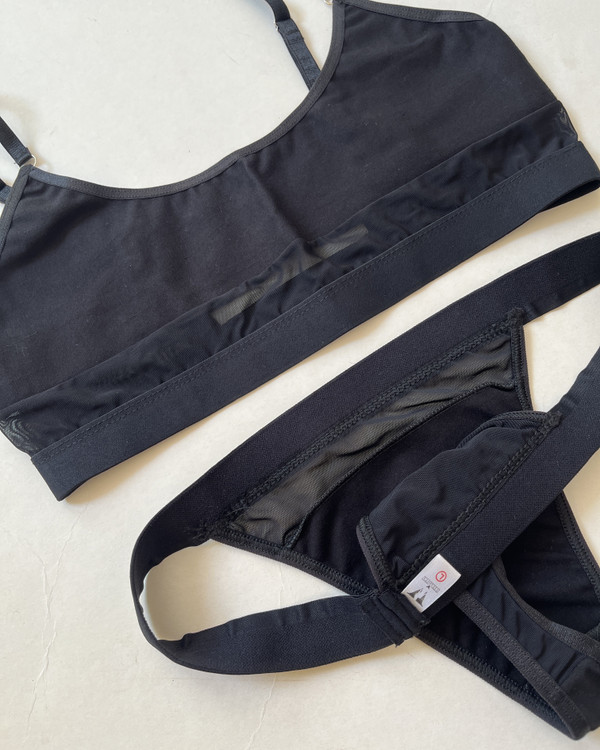 ست نخی فانتزی نیم تنه و شورت زنانه ویتاریتا - کد S39