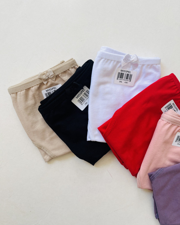 شورت میسپل MISSPEL نخی ساده زنانه XXL